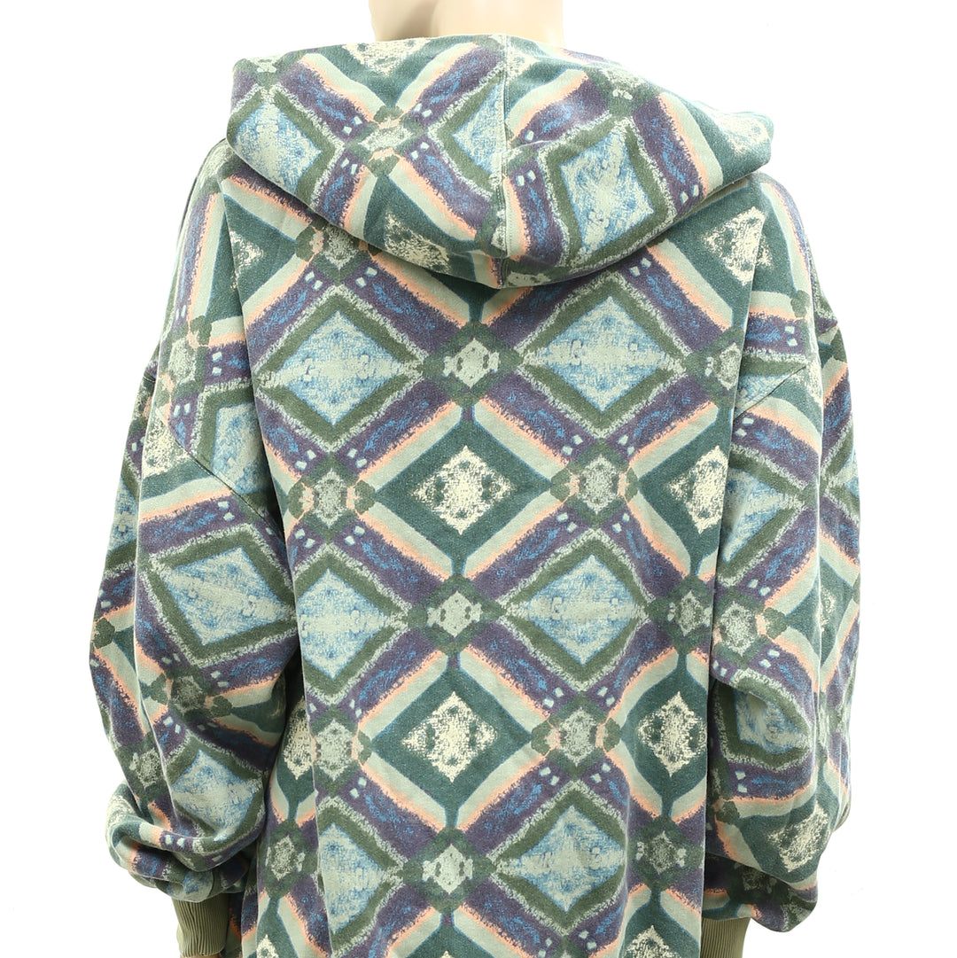 Free People We The Free It's A Vibe Print Hoodie Top