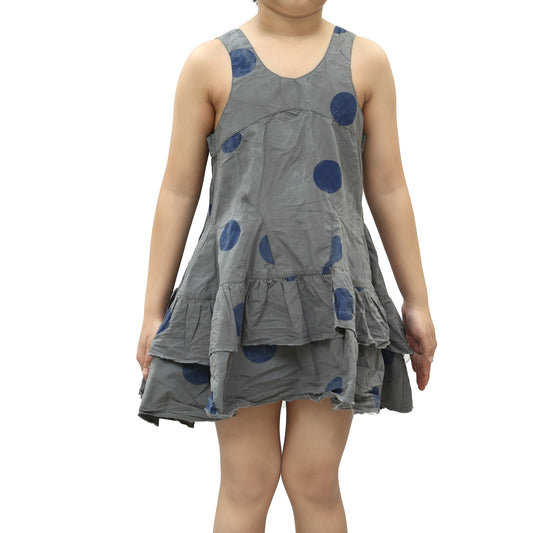 Ewa I Walla Kids Girl Vintage Lagenlook Mini Dress