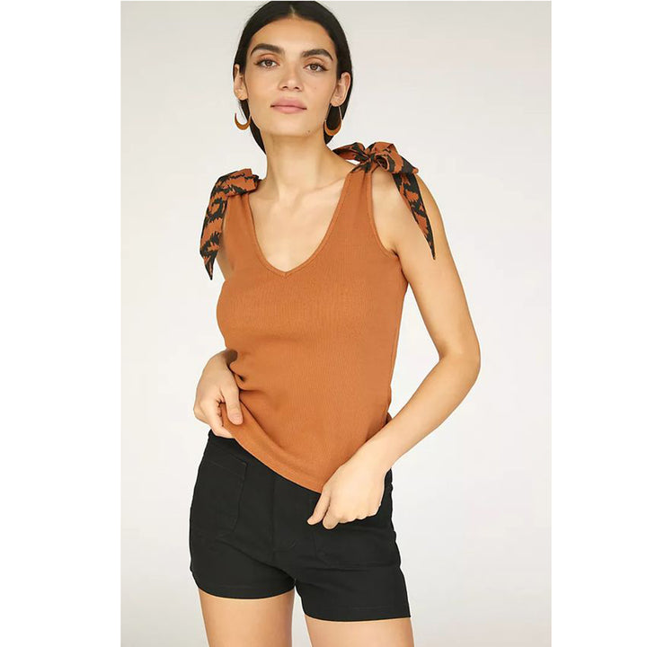 Maeve Anthropologie Bow-Tie Tank Blouse Top
