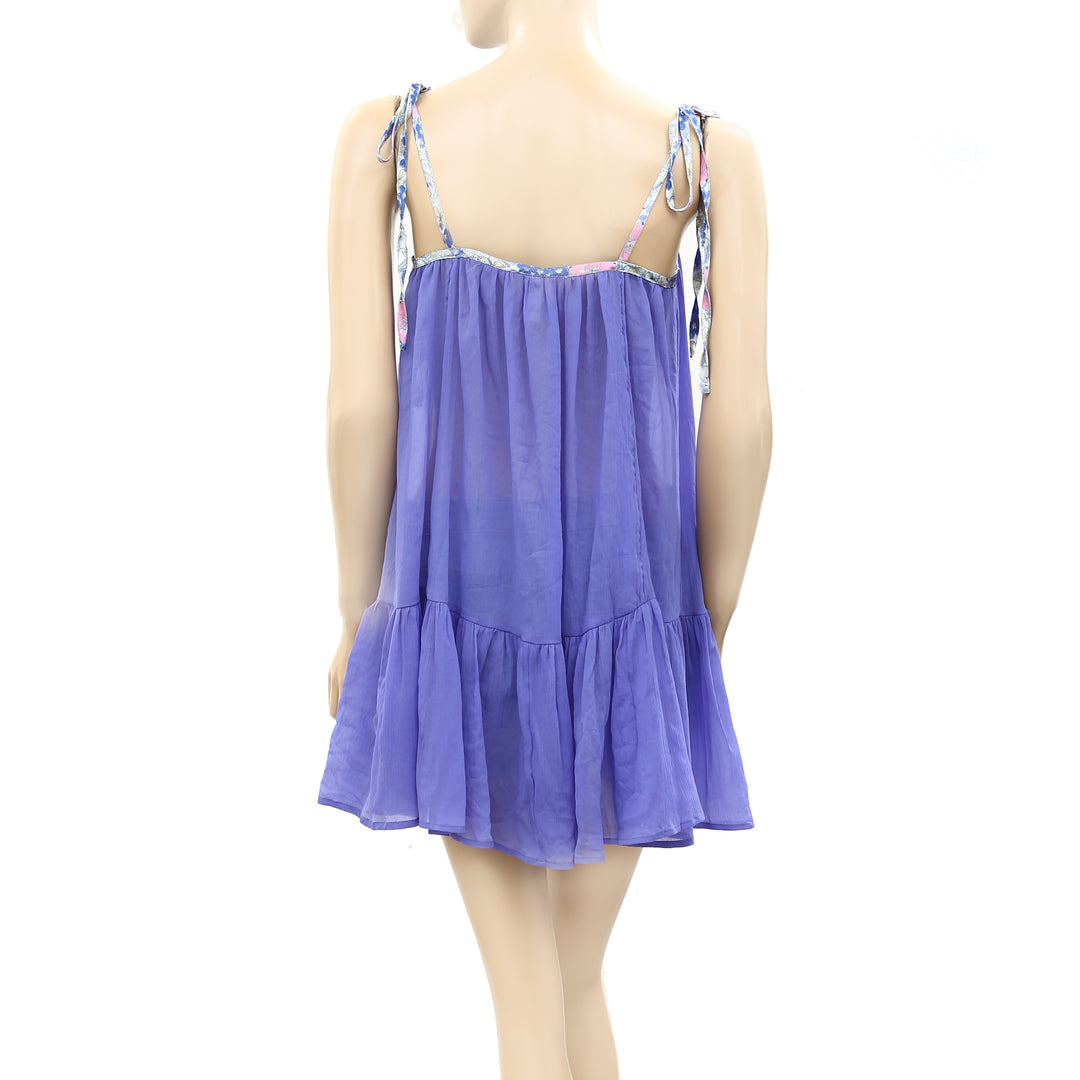 Free People Intimately Bali Sweet Nothing Slip Mini Dress