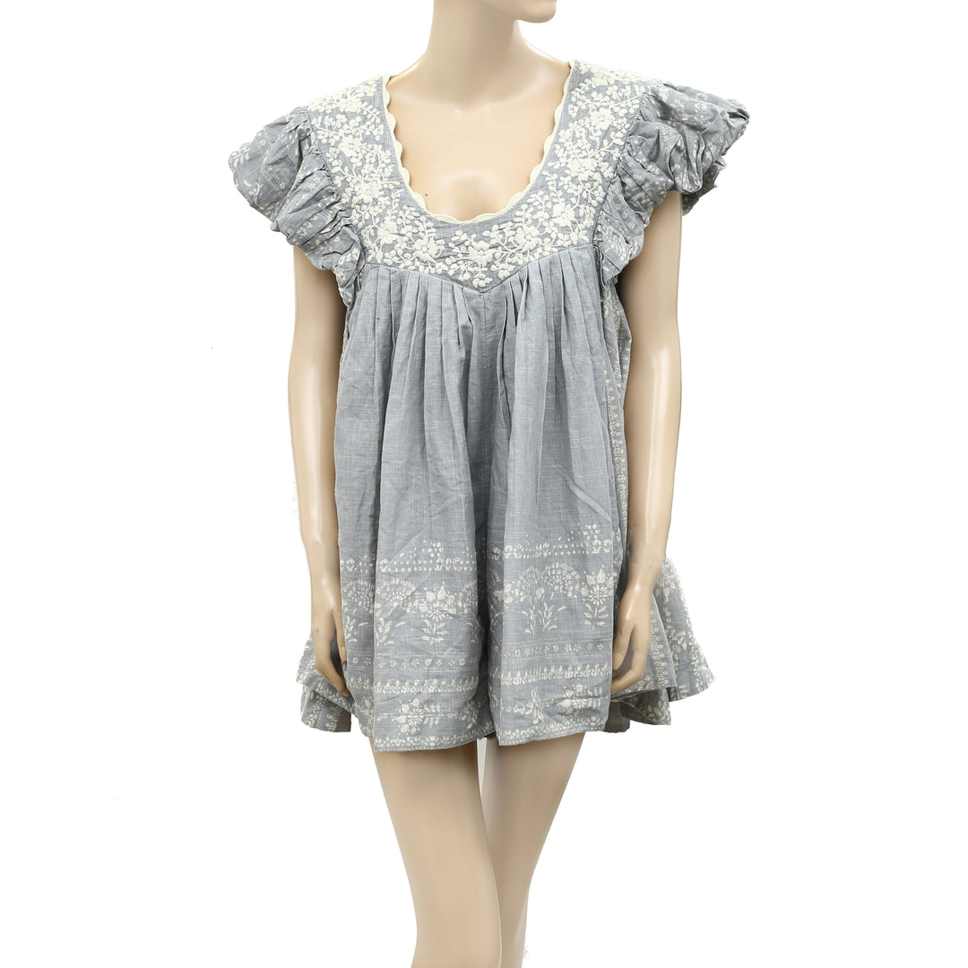 Free People Cutie Pie Romper Dress S
