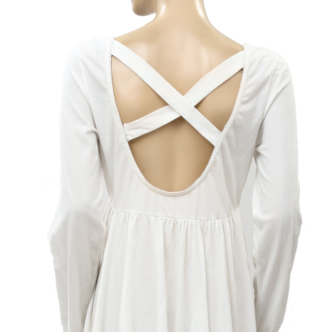 Daily Practice by Anthropologie Square-Neck Mini Dress