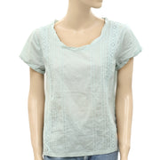 Odd Molly Anthropologie Lace Pintuck Tunic Top