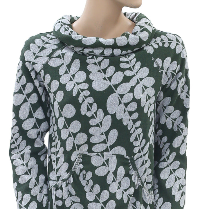 Throttleman Floral Printed Pullover Sweater Tunic Top