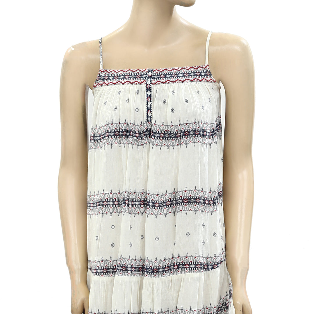 Ecote Urban Outfitters Printed High Low Tunic Mini Dress