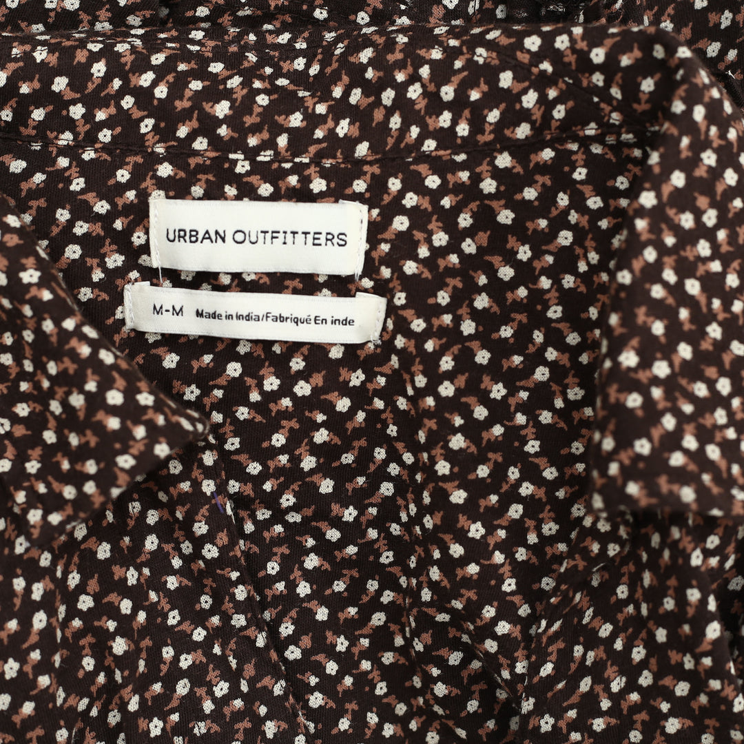 Urban Outfitters Miranda Knotted Button-Down Shirt Cropped top M