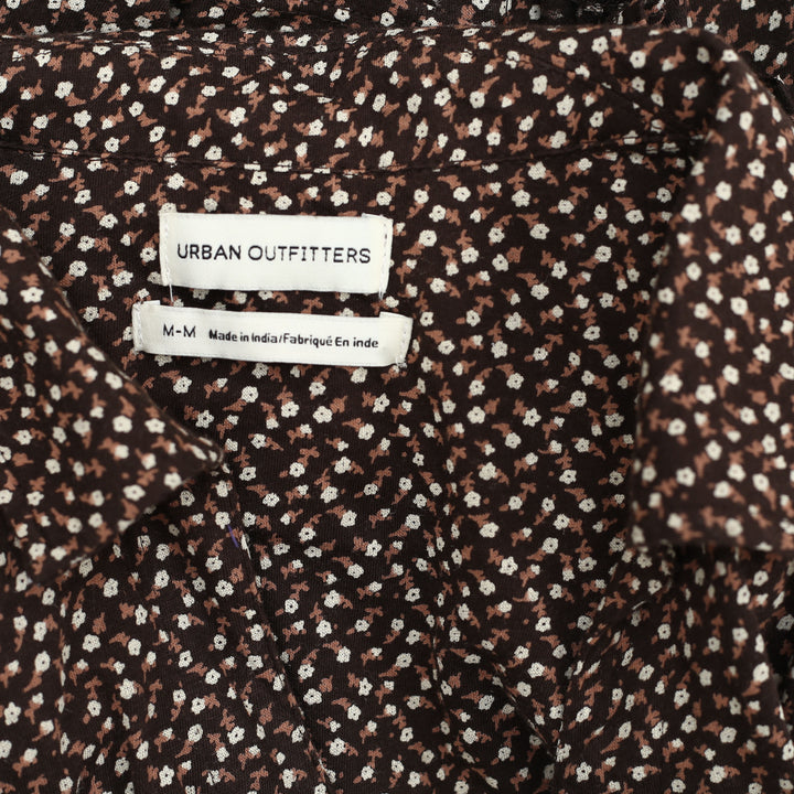 Urban Outfitters Miranda Knotted Button-Down Shirt Cropped top M