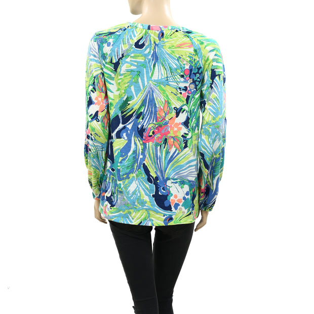 Lilly Pulitzer Meg Blouse Tunic Top