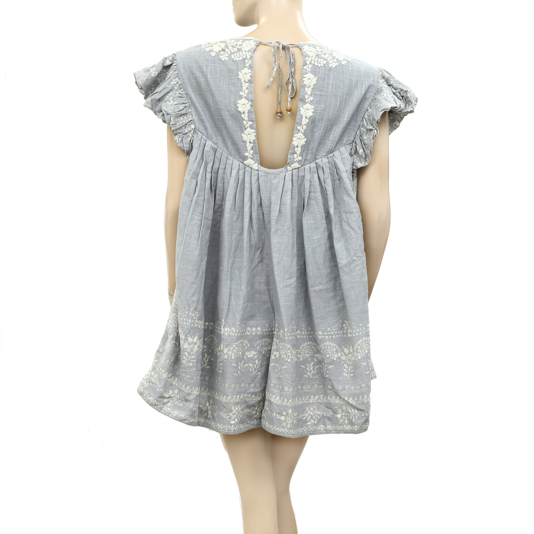 Free People Cutie Pie Romper Dress S