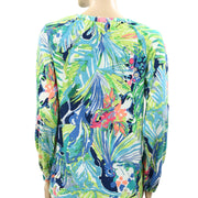 Lilly Pulitzer Meg Blouse Tunic Top