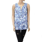 Lilly Pulitzer Essie Floral Printed Tank Tunic Top