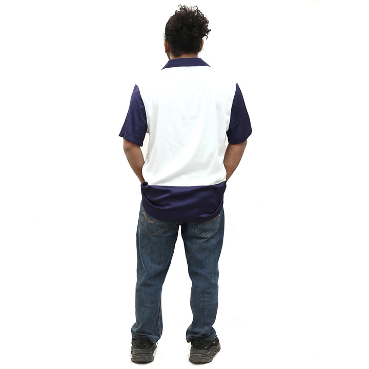 ASOS DESIGN Men's Satin Contrast Panels Shirt