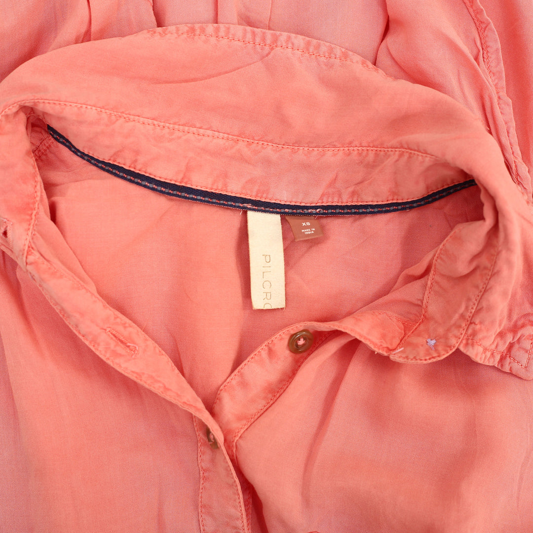 Pilcro And The Letterpress Anthropologie Sleek Buttondown Tunic Top XS