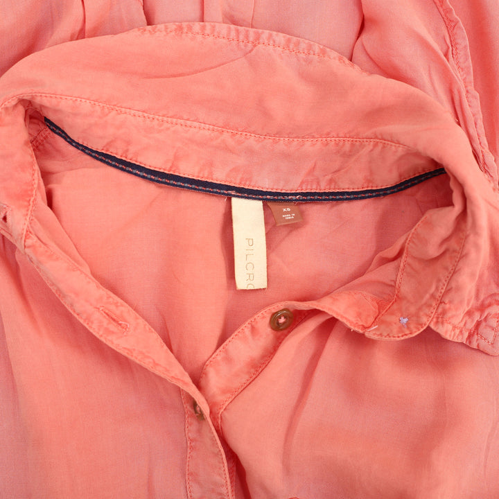 Pilcro And The Letterpress Anthropologie Sleek Buttondown Tunic Top XS