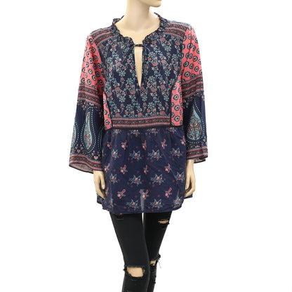 Odd Molly Anthropologie Floral Printed Tunic Top XXL-6