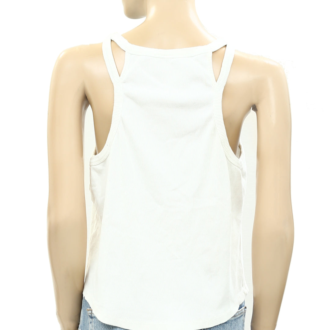 Daily Practice by Anthropologie Ribbed Tank Blouse Shirt Top