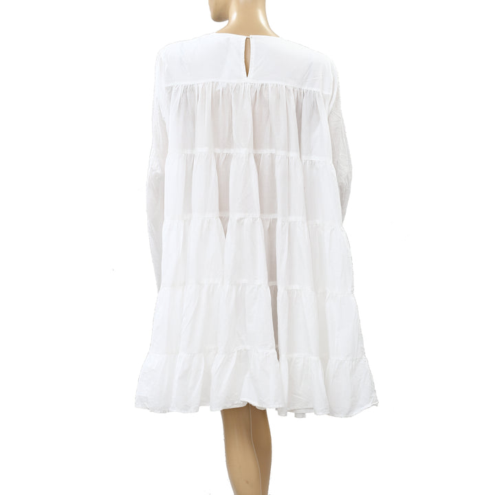 MERLETTE Soliman Tiered Mini Dress