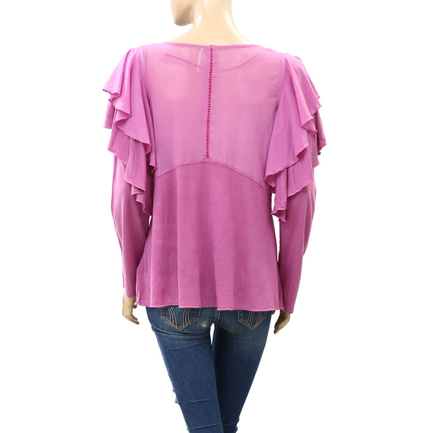 Free People La Cienega Blouse Top