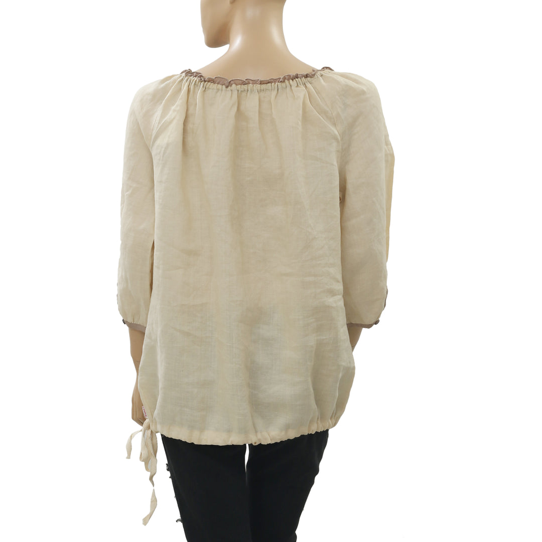 Didi Pretty Different Embroidered Tunic Top L