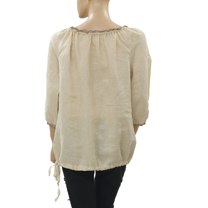 Didi Pretty Different Embroidered Tunic Top L