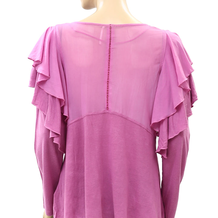 Free People La Cienega Blouse Top