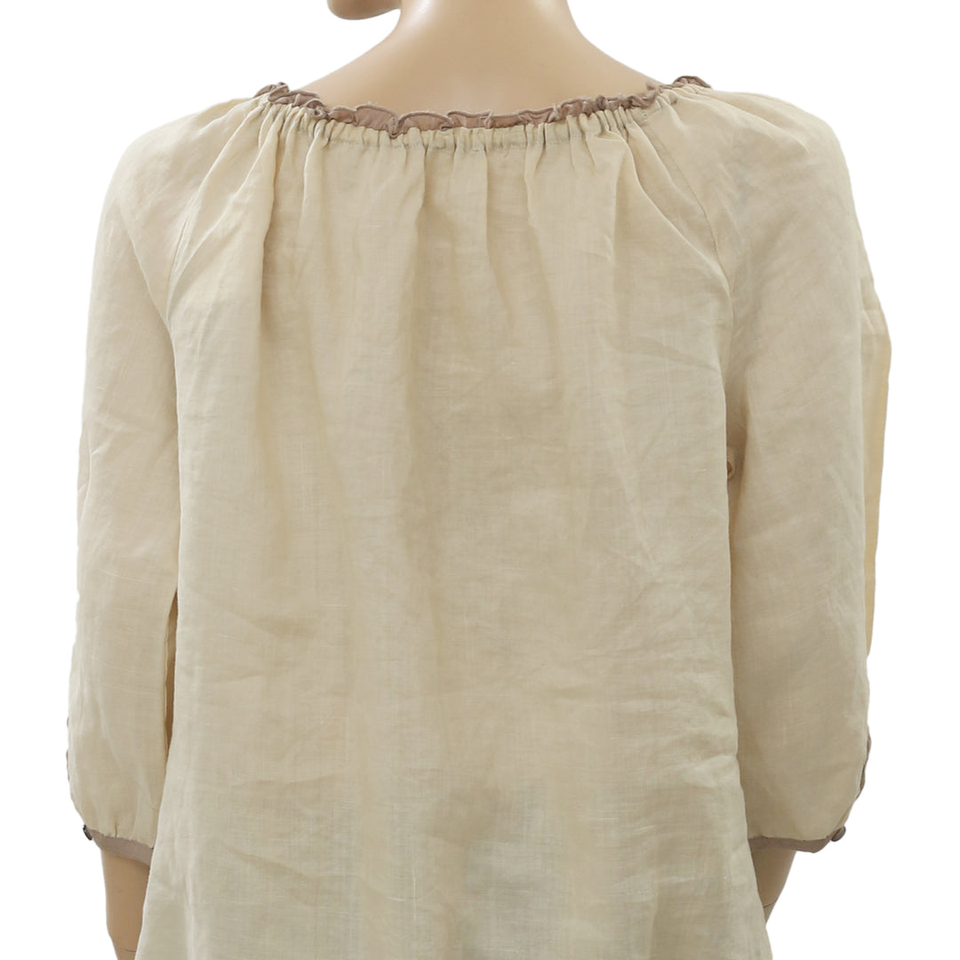 Didi Pretty Different Embroidered Tunic Top L