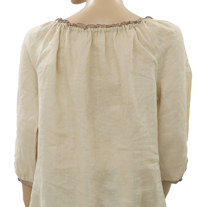 Didi Pretty Different Embroidered Tunic Top L