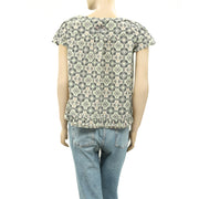 Odd Molly Anthropologie Floral Printed Shirt Blouse Top