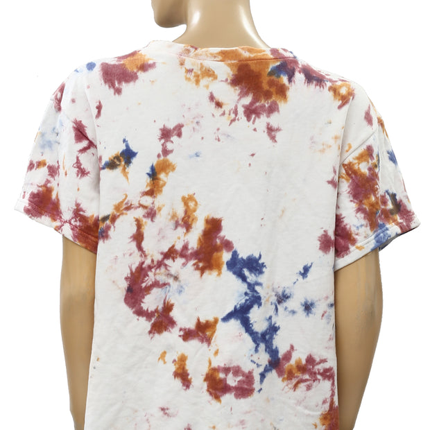 Out From Under Urban Outfitters Tie & Dye Printed Blouse Top