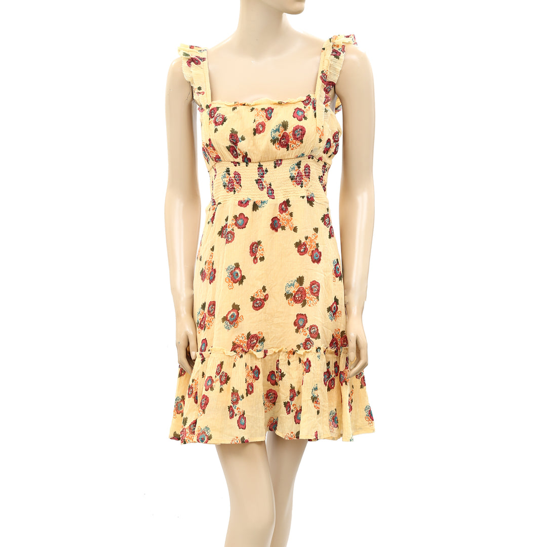 Urban Outfitters UO Festival Ruffle Mini Dress