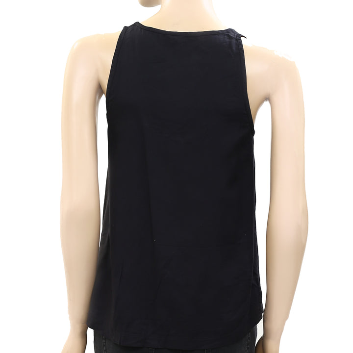 Farm Rio Anthropologie Basic Regatta Tank Blouse Top