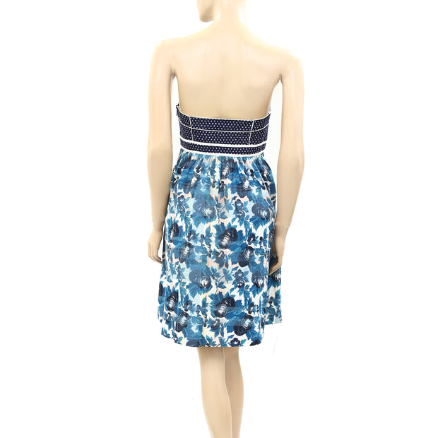 Forbedring Ledig ironi Kimchi Blue Urban Outfitters Mixed Printed Tube Mini Dress XS
