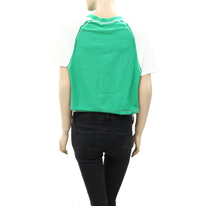 BDG Urban Outfitters Shelby 拼色 T 恤衬衫上衣 XS