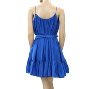 RHODE RESORT Nala Ruffle-Trim Cotton-Voile Mini Dress