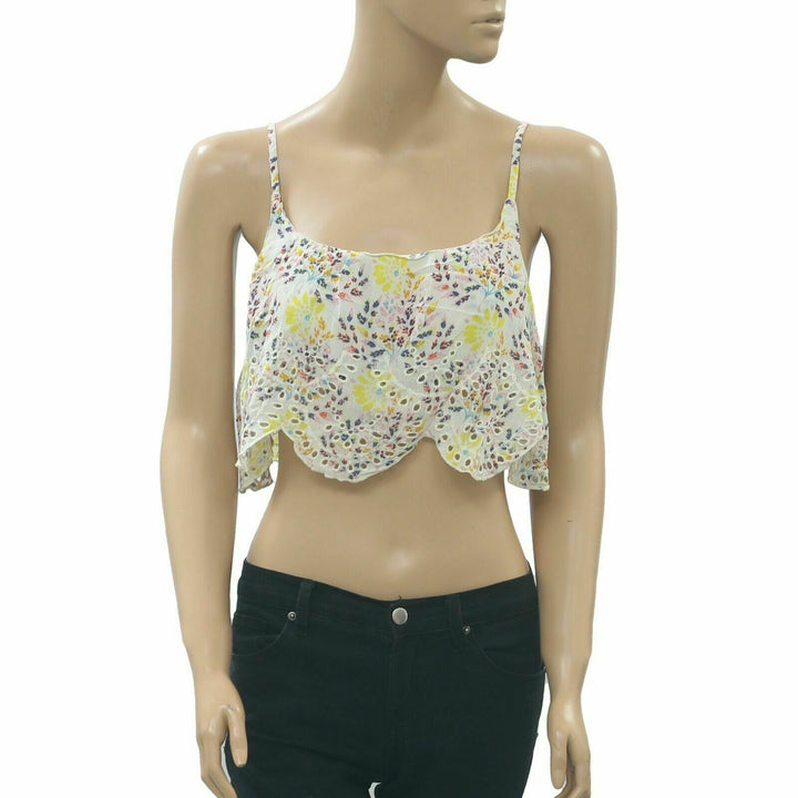 Intimately Free People So Much Fun Cropped Cami Blouse Top