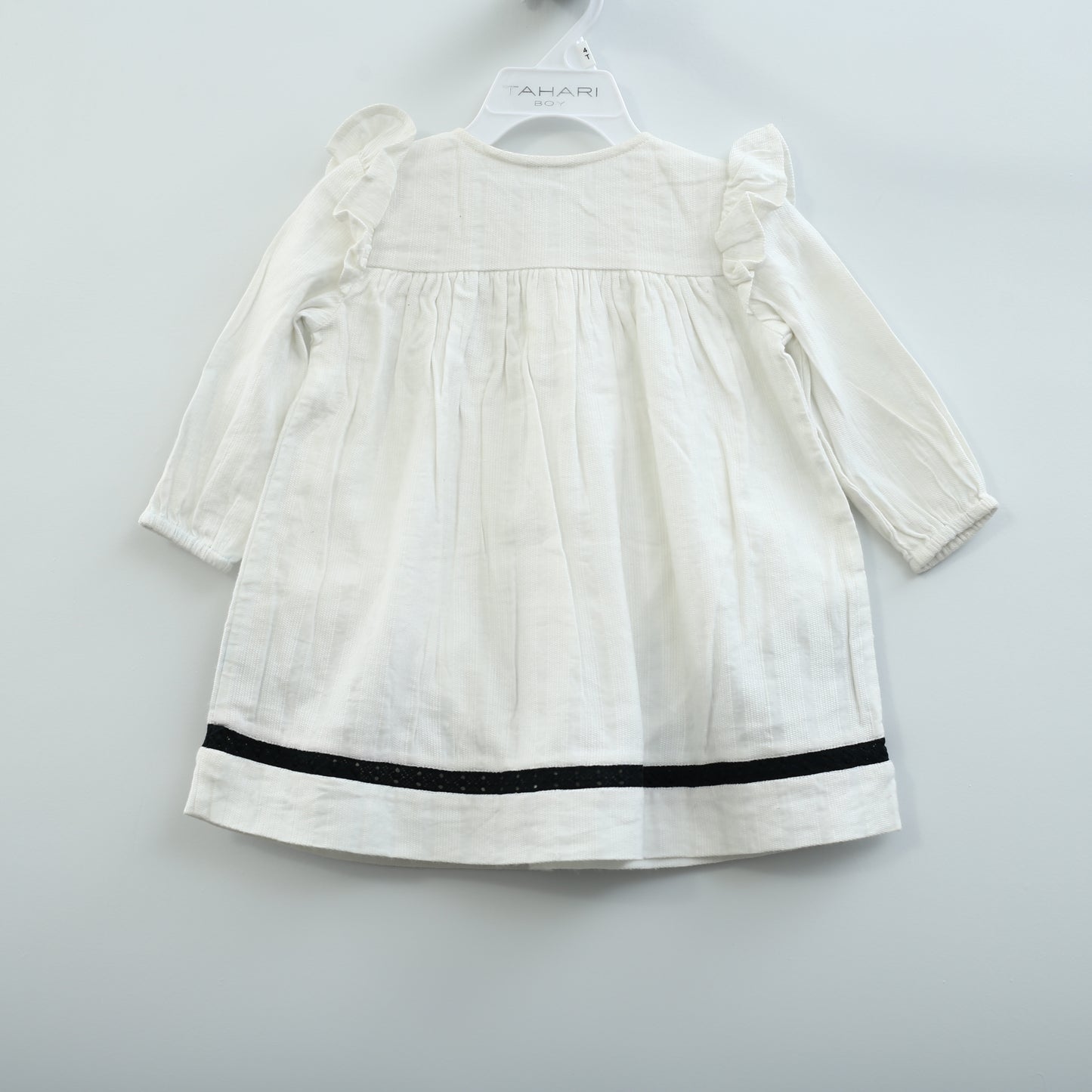 白巧克力儿童女孩刺绣连衣裙 2-3 岁