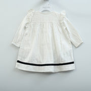 White Chocolate Kids Girls Embroidered Dress
