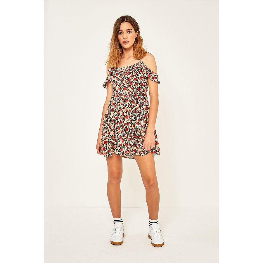 Pins & Needles Urban Outfitters Floral Printed Mini Dress