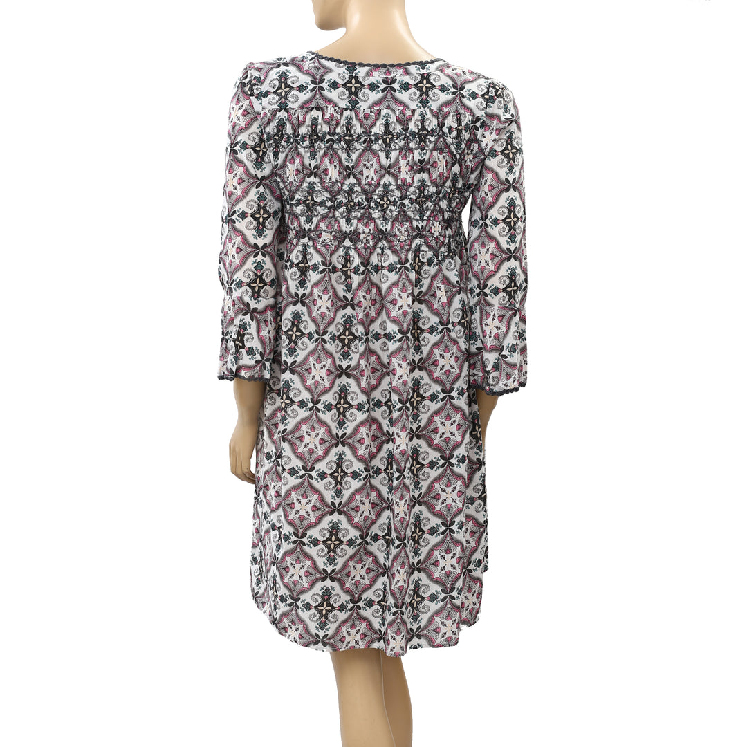 Odd Molly Anthropologie Think Less Mini Dress