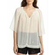 Alice + Olivia Mapton Crochet Lace Blouse Top