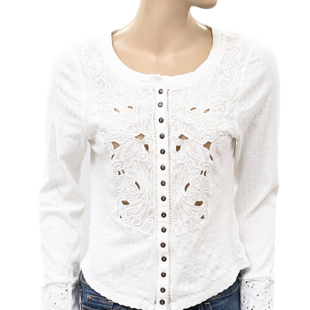 Free People Sidelines Buttondown Blouse Top