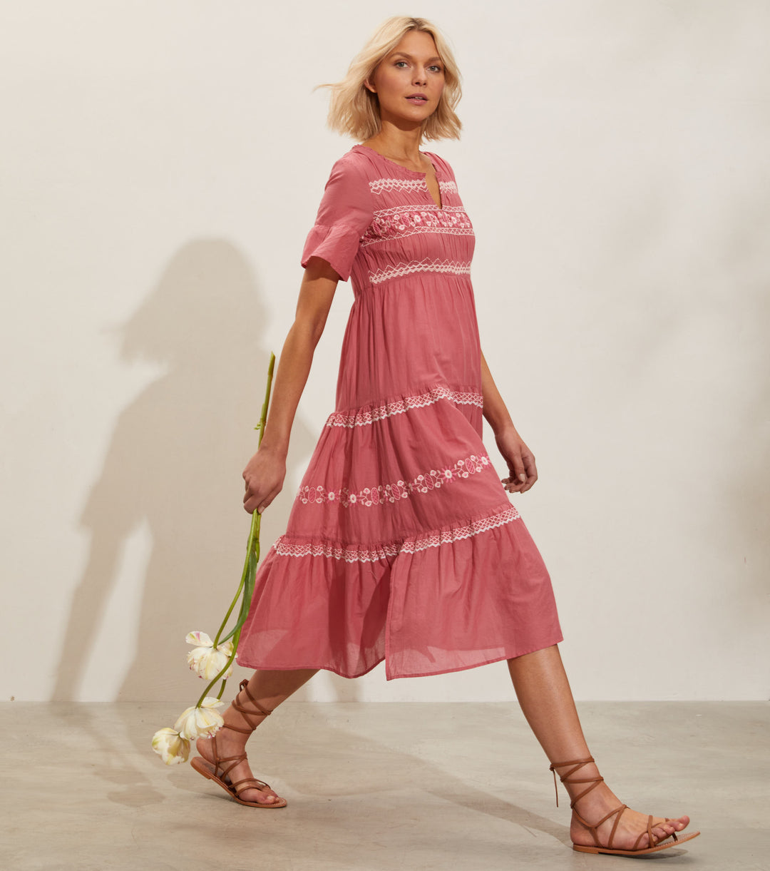Odd Molly Anthropologie Signe Long Midi Dress