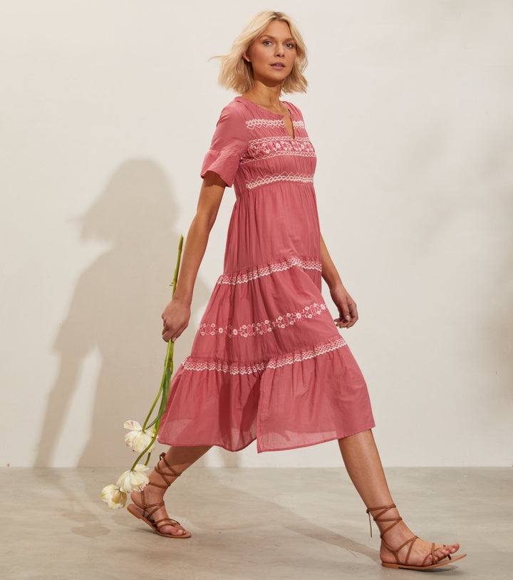 Odd Molly Anthropologie Signe Long Midi Dress