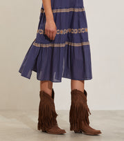 Odd Molly Anthropologie Signe Long Midi Dress
