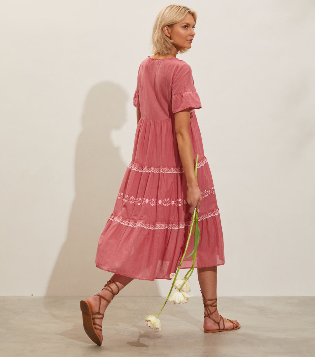 Odd Molly Anthropologie Signe Long Midi Dress