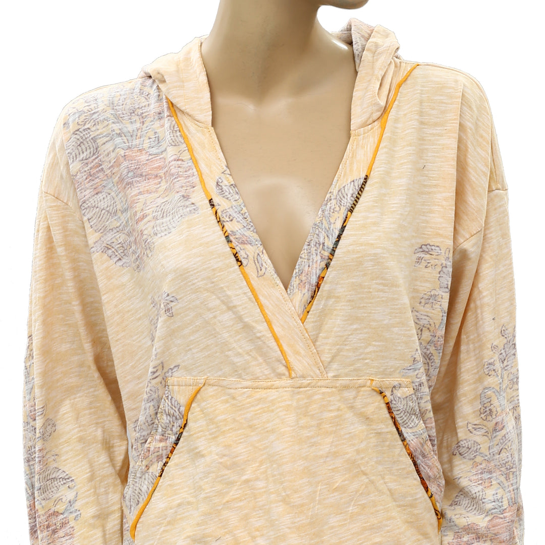 Anthropologie Nera Hoodie Blouse Top