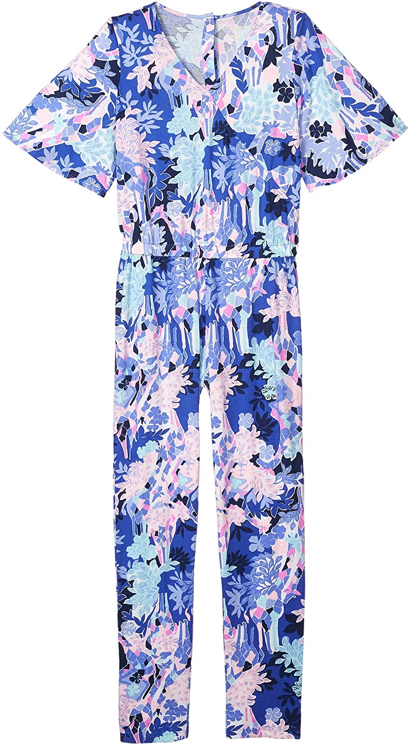 Lilly Pulitzer Girls Mini Maliah Floral Jumpsuit
