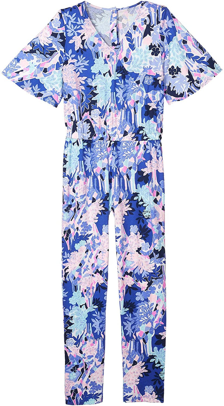 Lilly Pulitzer Girls Mini Maliah Floral Jumpsuit