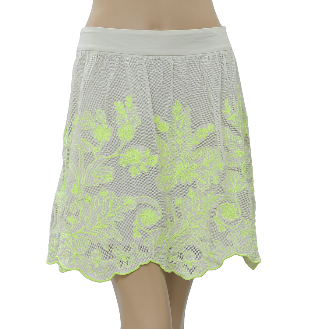 Vanessa Virginia Anthropologie Electric Vines Skirt