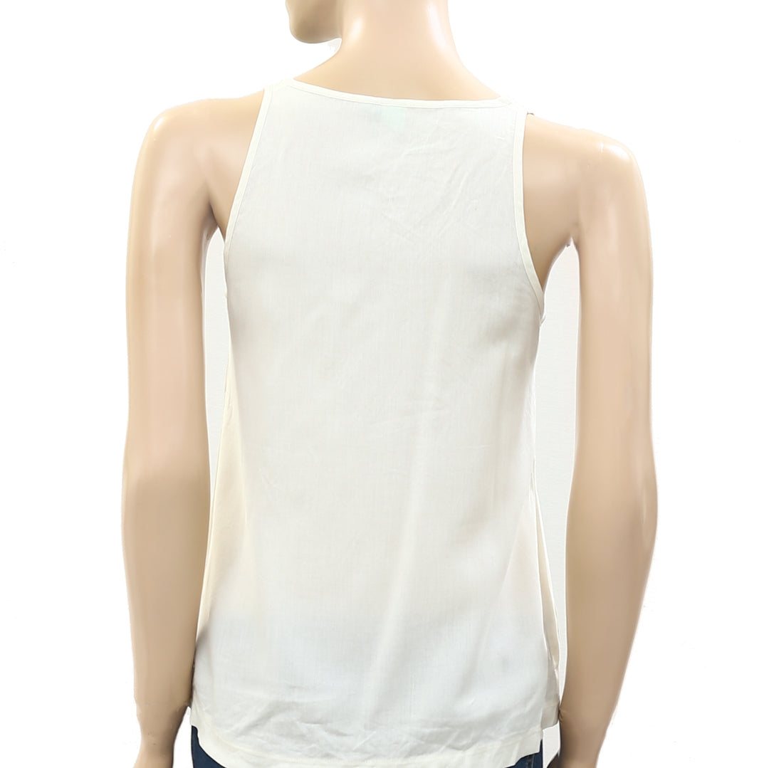 Farm Rio Anthropologie Basic Regatta Tank Blouse Top